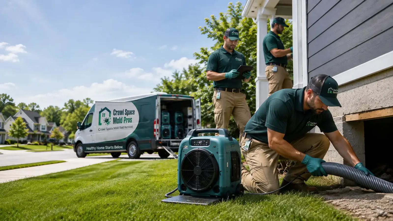 Crawl Space Mold Removal in Spanaway, WA